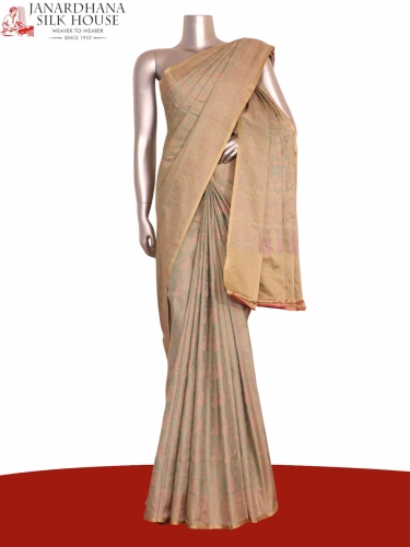 Exquisite Handloom Jamawar Tanchoi Silk Saree-Master Weaves